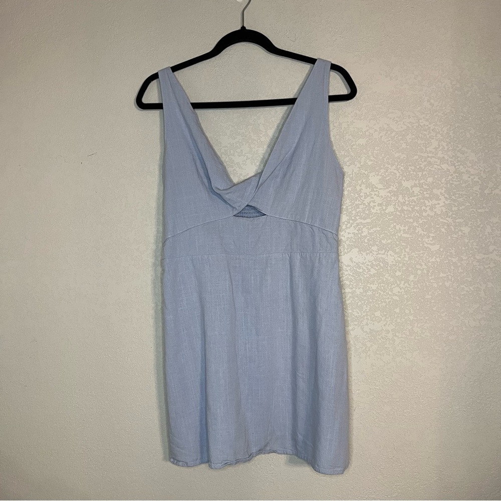 FRANCESCAS Mi Ami twisted front mini dress sz Large